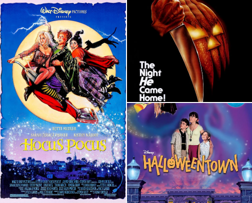 October Movie Watch List cover photo collage