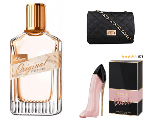 Perfumes and bags ✨🌸 cover photo collage