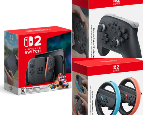 Nintendo Switch 2 🎮✨ cover photo collage