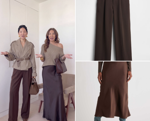 taupe + espresso cover photo collage
