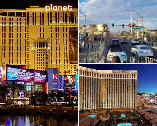 Las Vegas trip - non drinking and gambling. cover photo collage