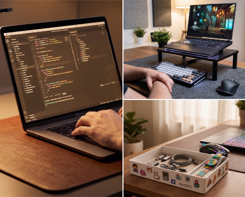 Proper Cozy Desk & Workspace Essentials cover photo collage