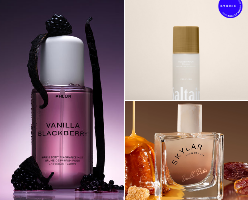 Body: scents, oils, deodorants cover photo collage