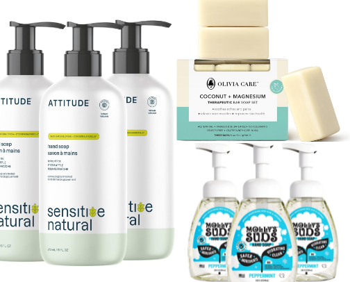 Non Toxic Hand Soap cover photo collage
