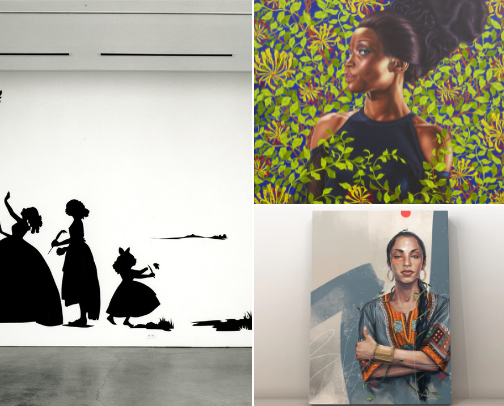 Top Ten Black Artists Right Now cover photo collage