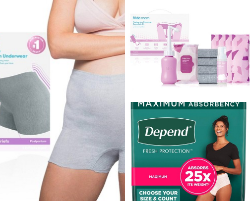 Postpartum cover photo collage