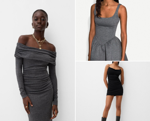 Find your favorite dress from bershka!🩷 cover photo collage