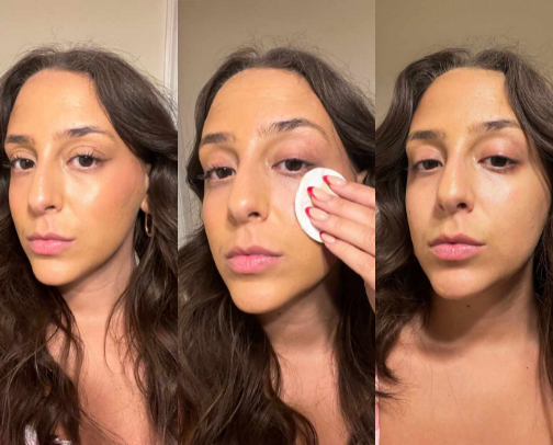 Eye makeup remover cover photo collage