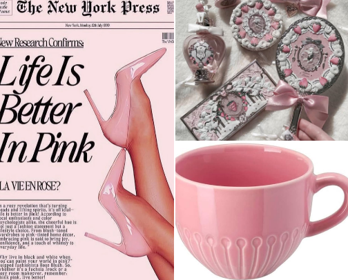 Everything in pink because life’s better with pink🎀💕 cover photo collage