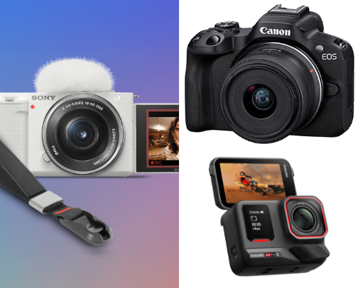 Best Cameras for Content Creators cover photo collage