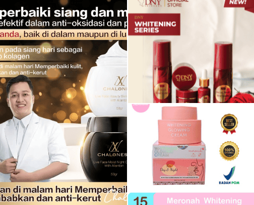 Daily skincare for women cover photo collage