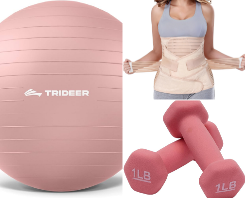 [Feel like You Again] Postpartum Fitness and Glow-Up Essentials cover photo collage