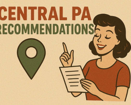 Central PA Recs 🗺️ cover photo collage