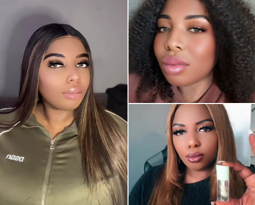 "Wigs, Lace & Viral Grace: A Social Media Journey" cover photo collage