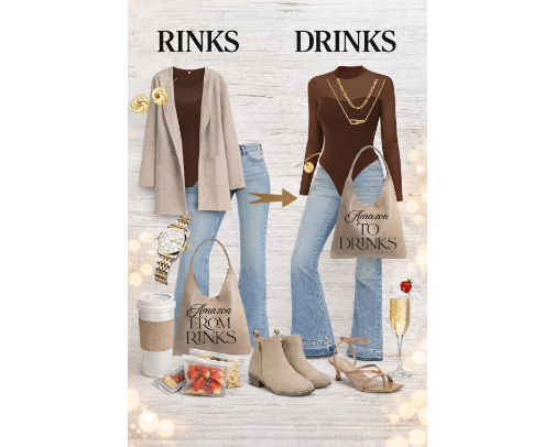 From Rinks to Drinks cover photo collage
