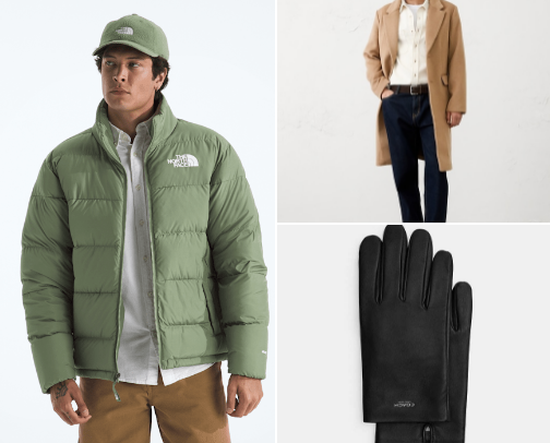 Men’s Winter 🥶 Coats & Jackets! 🧥 AND Winter Accessories! 🧢 🧤 🧣 🧦 cover photo collage