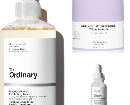 Skin care cover photo collage