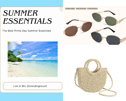 Summer Essentials cover photo collage