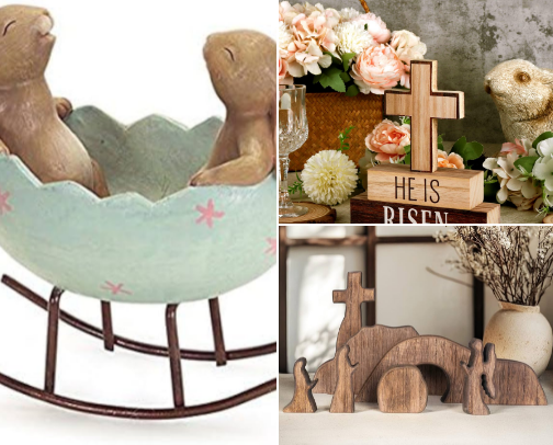 The Hoppiest Home: Easter Decor Inspiration cover photo collage