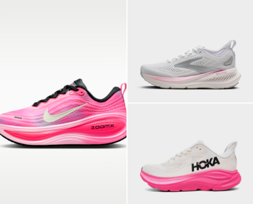 running shoes 👟 🩷 cover photo collage