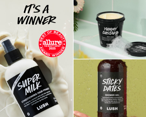 Lush Essentials cover photo collage