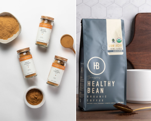 Health-Conscious Morning Coffee cover photo collage