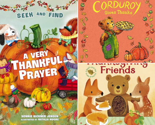 Thanksgiving Board Books cover photo collage