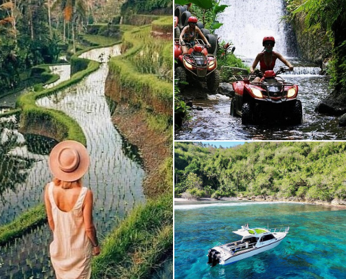 Comfortable holiday destinations on several islands in Indonesia cover photo collage