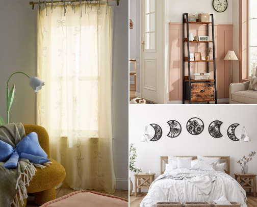 Aesthetic Bedroom Essentials🖼️🎀✨ cover photo collage