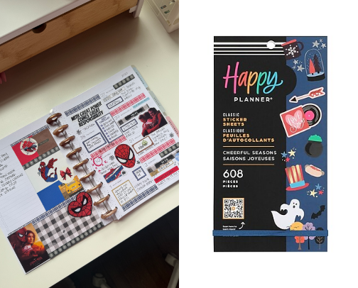 Stay organized with a PLANNER cover photo collage