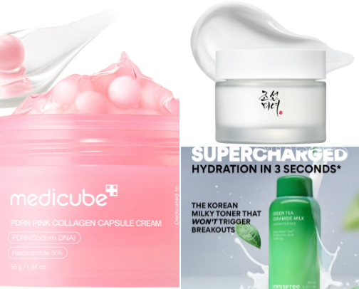 K-Beauty for Dry & Sensitive Skin 🩷 cover photo collage