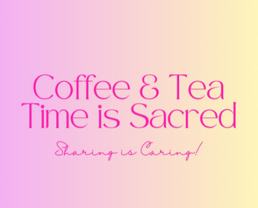 Coffee & Tea Time is Sacred cover photo collage