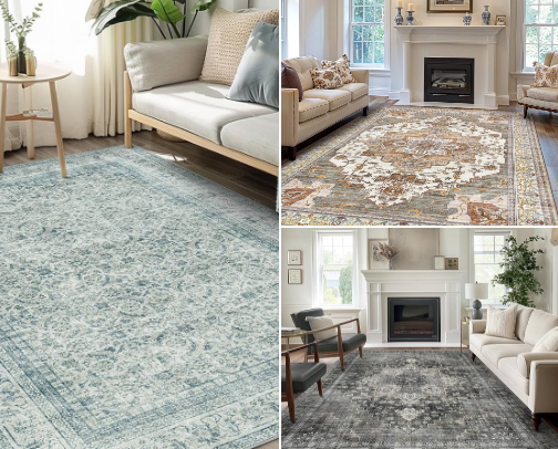 Cozy & Washable Rugs for Every Room cover photo collage