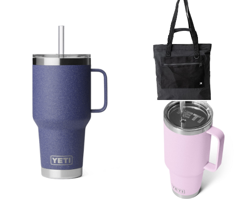 Bags, Bookbags & Cups = Daily Must Haves (Carry It, Sip It, Love It) cover photo collage