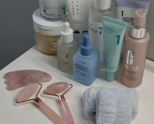 skincare routine for oily skin! cover photo collage