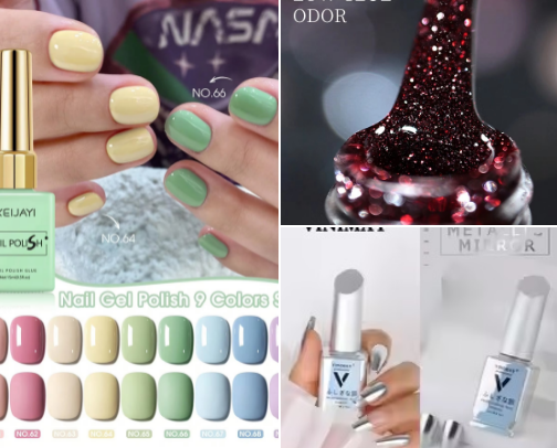 Kutek gel UV/LED cover photo collage