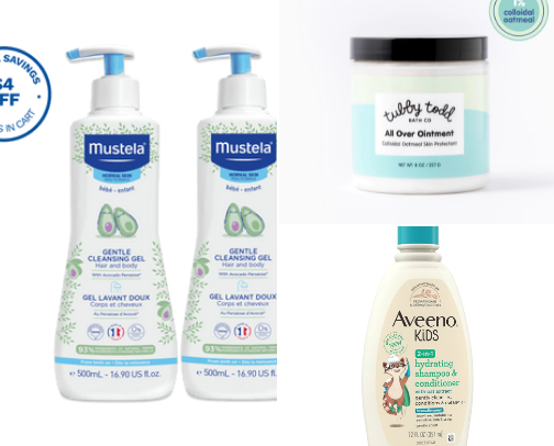 Baby/ Toddler Skincare cover photo collage