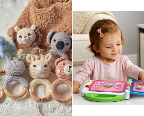 Fun & Educational toys for little people cover photo collage