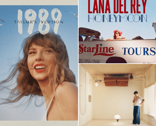 Records ༉‧₊˚. cover photo collage