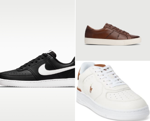 The Coolest Men’s Sneakers Right Now cover photo collage