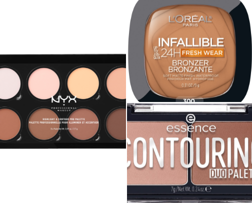 Powder contours,matte finish cover photo collage