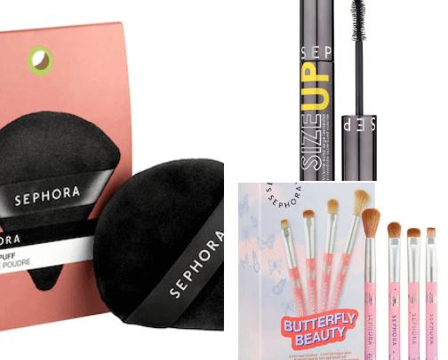 Affordable makeup, cosmetics and make-up products cover photo collage