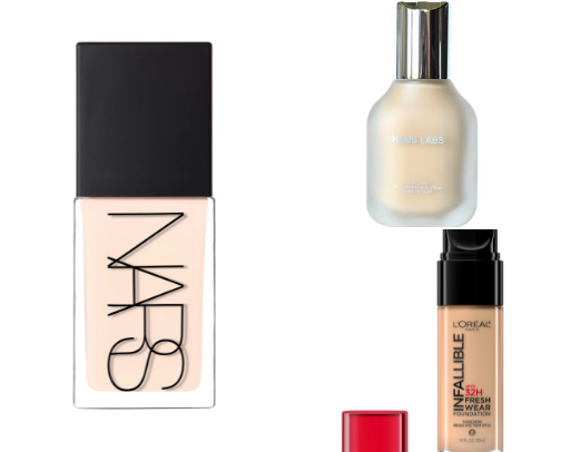 Foundations for dry skin cover photo collage