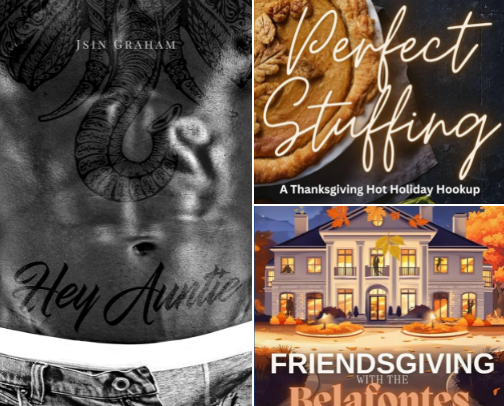 something’s getting stuffed & it ain’t the turkey🦃 cover photo collage