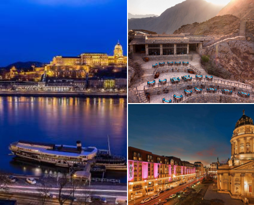 Favourite Hotels: Destinations Around the World cover photo collage