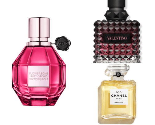 My favorite perfumes cover photo collage