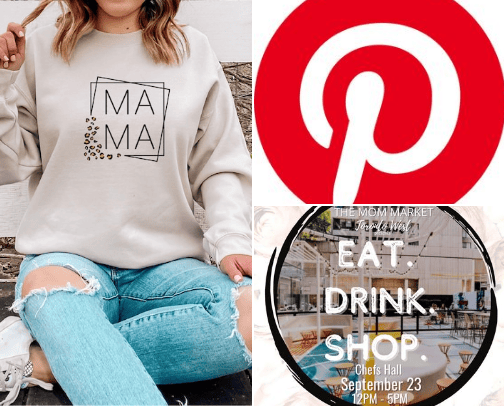 Mom sweaters and t-shirts cover photo collage