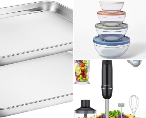 Simple Baking Essentials for Home Cooks cover photo collage