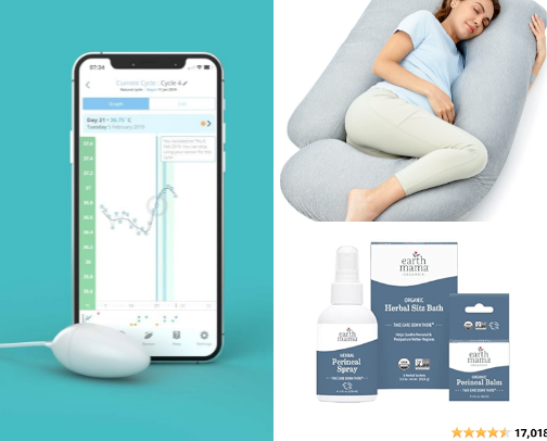 TTC/Pregnancy/Postpartum Items cover photo collage