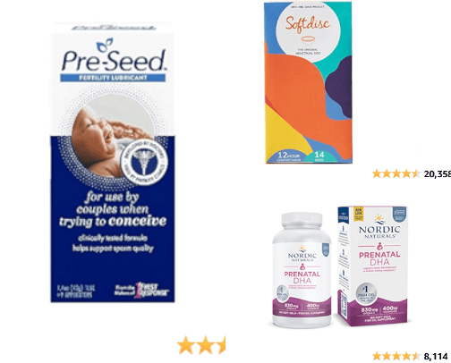 TTC/Pregnancy/Postpartum Items cover photo collage